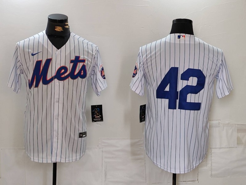 Men's New York Mets #42 Jackie Robinson White Cool Base Stitched Baseball Jersey Men's New York Mets #42 Jackie Robinson White Cool Base Stitched Baseball Jersey